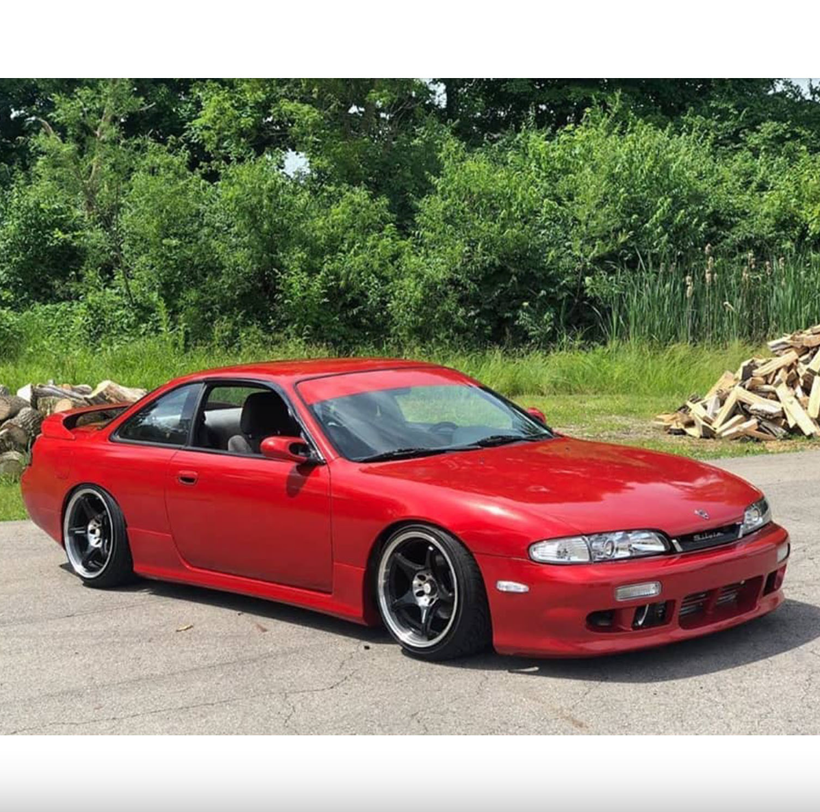 Nissan 240SX S14 1995-1996 Navan Style 1 Piece Polyurethane Front Bumper