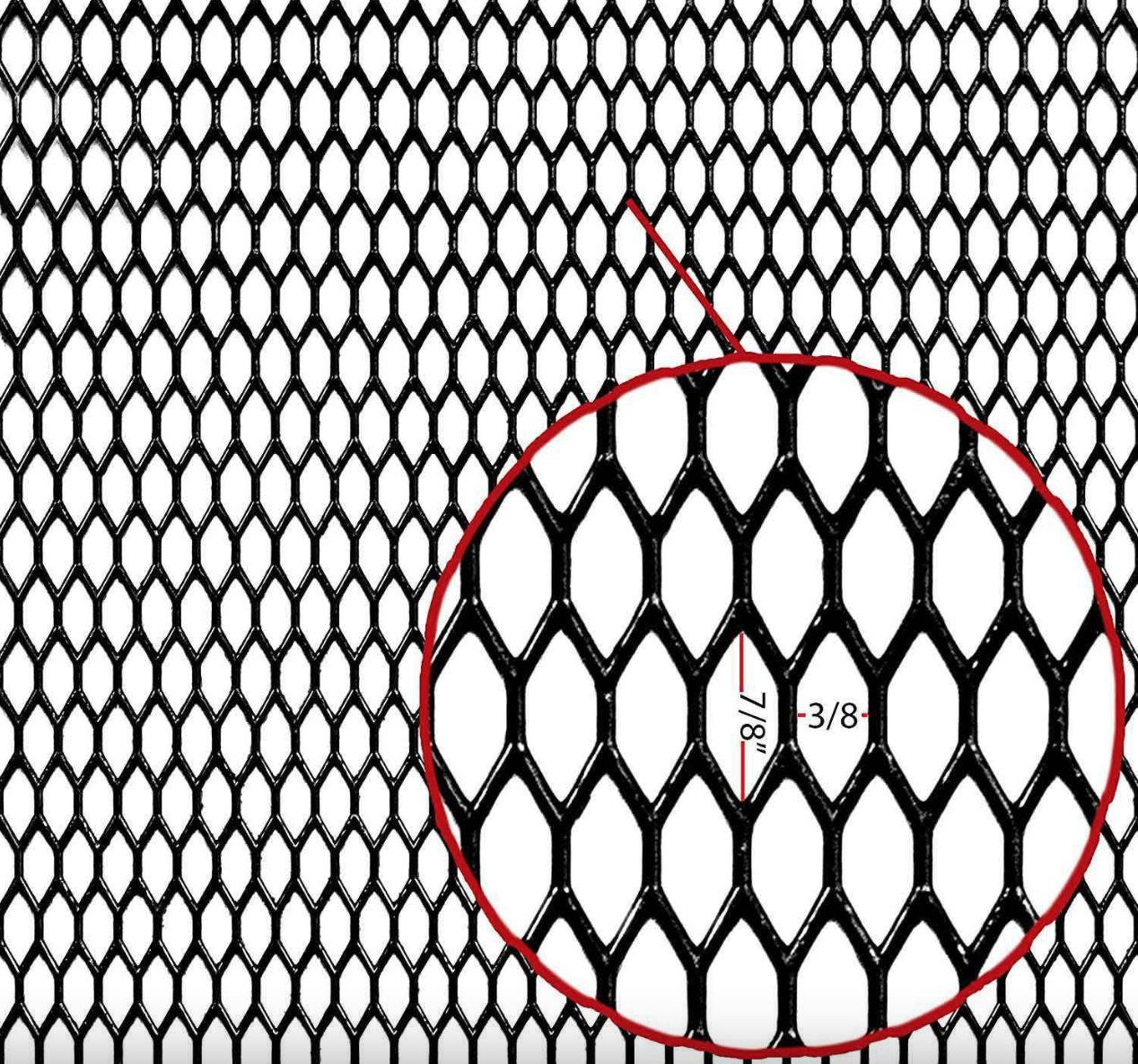 Universal – Premium 1 Piece Polyurethane Mesh Grille
