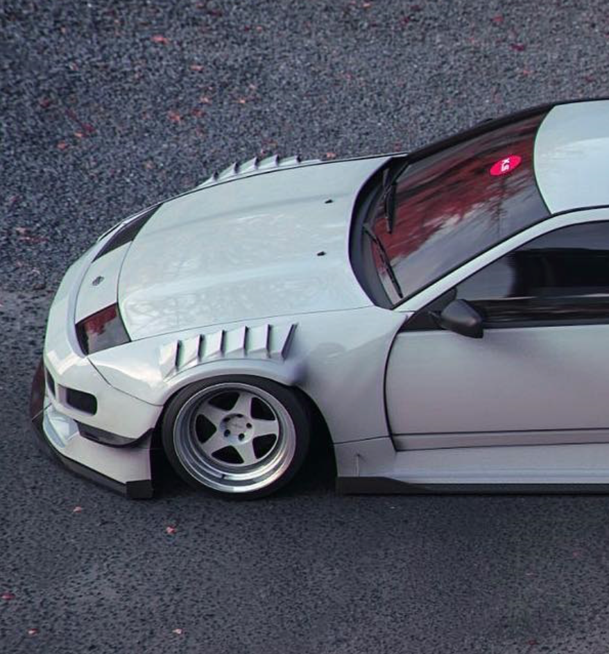 PMZ-K V2 2 Piece Polyurethane Fender Louvers